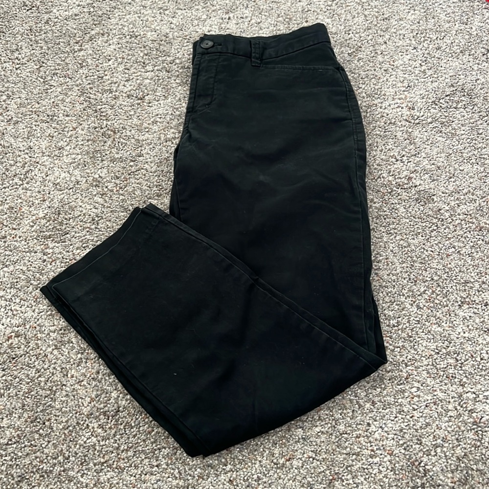 Gap Women’s Slim City Black Khaki Pants Size 2